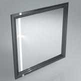 Зеркало Pompei 80 (Черный)