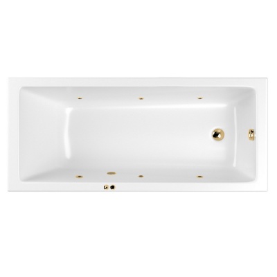 Ванна WHITECROSS Wave 160x70 "SOFT" (золото)
