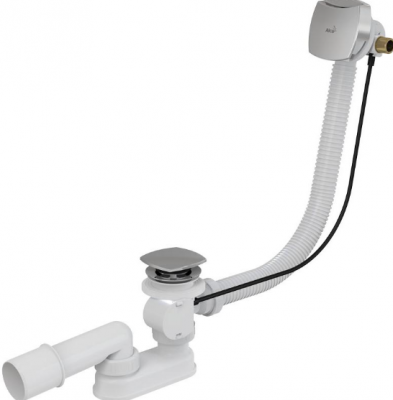 Сифон для ванны с напуском воды через перелив для ванн с толстыми стенками A565CRM2-80
