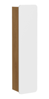 Универсальный левый/правый подвесной пенал 35 см с одной дверью Aqwella Basic