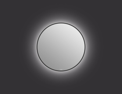 Зеркало ECLIPSE smart 60x60 с подсветкой круглое в черной рамке