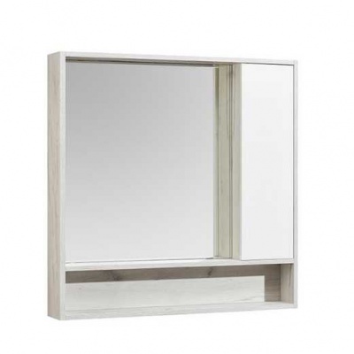 Зеркальный шкаф Акватон Флай 100 Дуб КРАФТ бел