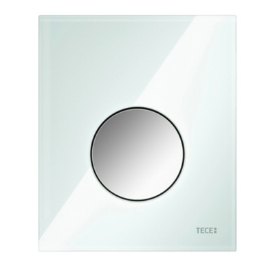 Панель TECEloop Urinal, стекло, зеленая, кл. хром гл.