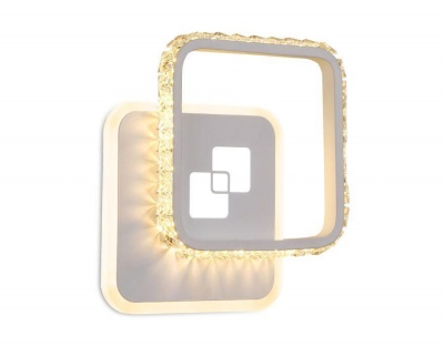 Ambrella Настенный светодиодный светильник FA231 WH белый LED 4200K/4200K/6400K 30W 210*210*50