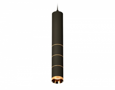 Ambrella Комплект подвесного светильника XP6302050 SBK/PYG черный песок/золото желтое полированное MR16 GU5.3 (A2302, C6356, A202, C6302, A2062, C6302