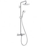 Душевая система Croma Select Е 2jet Showerpipe 27352400 с термостатом