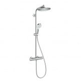 Душевая система Crometta S 240 1jet Showerpipe 27267000 с термостатом