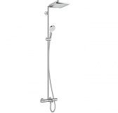 Душевая система Crometta E 240 1jet Showerpipe 27298000 с термостатом