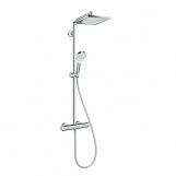 Душевая стойка Hansgrohe Crometta Е 240 1jet Showerpipe 27271000 с термостатом