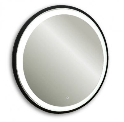 Aquanika AQM7777RU150 METALLICA Зеркало 77 см: с подсветкой, металлическая рама, черный