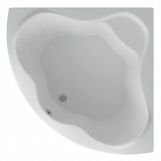 Акриловая ванна Акватек Галатея GAL135-0000022 135x135 с фронтальным экраном, без гидромассажа