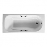Чугунная ванна Roca Malibu 160x70 без отверстий для ручек, anti-slip 233460000