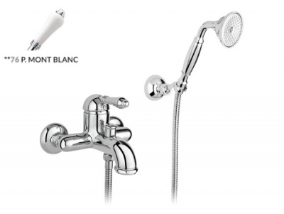 Смеситель для ванны и душа, Nicolazzi, P.Mont Blanc, цвет-Polished Nickel
