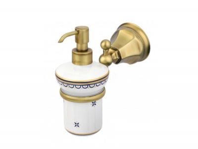 Дозатор для жидкого мыла, Nicolazzi, Decorated Ceramics, гв 170*171, цвет-Raw Brass