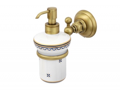 Дозатор для жидкого мыла, Nicolazzi, Bagno Teide, шгв 66*158*171, цвет-Raw Brass