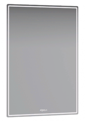Зеркало Aqwella со светодиодной подсветкой, сенсорным выключателем и регулятором освещенности 60см