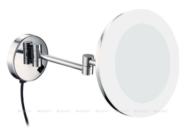 Косметическое зеркало Aquanet 1806D (20 см, с LED-подсветкой)