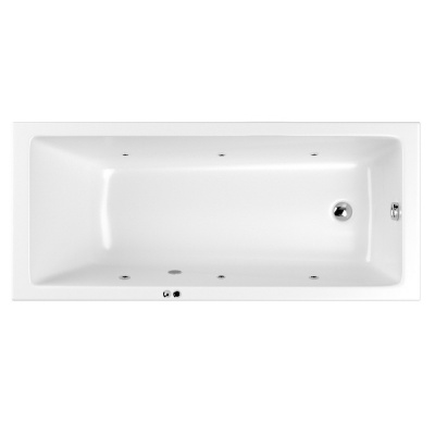Ванна WHITECROSS Wave Slim 170x70 "SOFT" (хром)