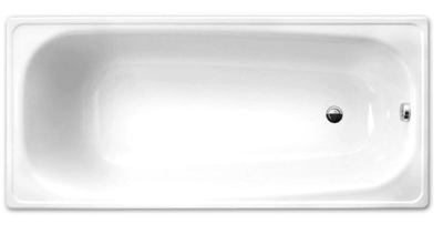 Ванна стальная WhiteWave OPTIMO 170*70 в комплекте с белыми подставками OL-1700