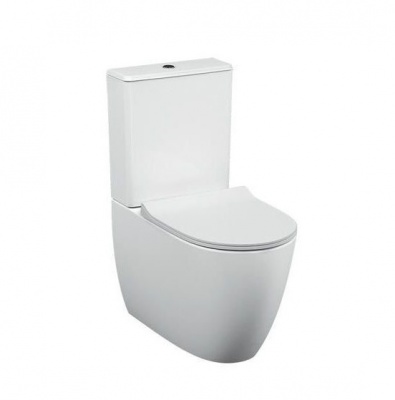 Унитаз напольный безободковый Vitra Sento с сиденьем Soft Close 9830B003-7203 (Выставочный экземпляр)