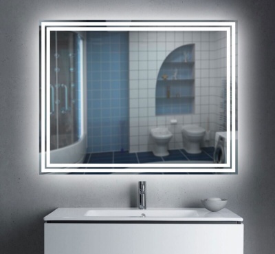 Зеркало CAIMAN Edelweiss 700x800.203 с подсветкой (холодной) и сенсор (на касание) 