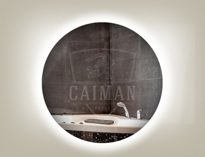 Зеркало CAIMAN LuxBox Minima 750x750.002 круглое с подсв (теплая) и сенсор (на взмах)