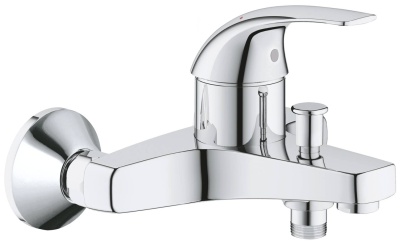 Смеситель для ванны GROHE Start Curve, настенный монтаж, хром 23768000