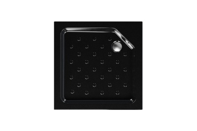Акриловый душевой поддон Метакам Universal Black N 900х900