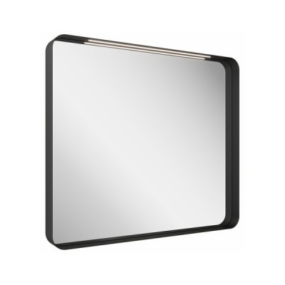 Зеркало STRIP I 600x700 черное с подсветкой