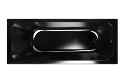 Акриловая ванна Метакам Strict Black 1700x700