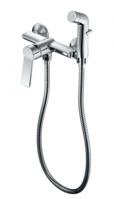 HB55559 Гигиенический душ со смесителем, хром Haiba