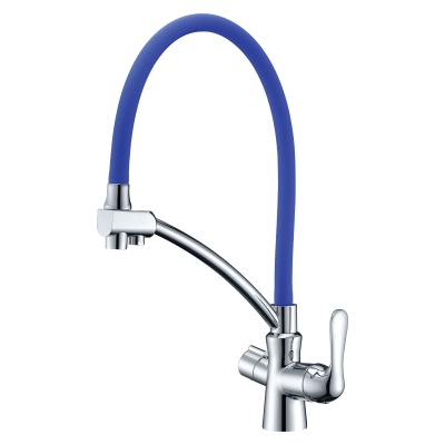 Смеситель для кухни Lemark Comfort LM3070C-Blue с подключением к фильтру с питьевой водой