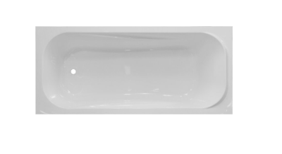 CS-GR-170-75 Ванна "Gretta" 1700х750 иск. камень, белая