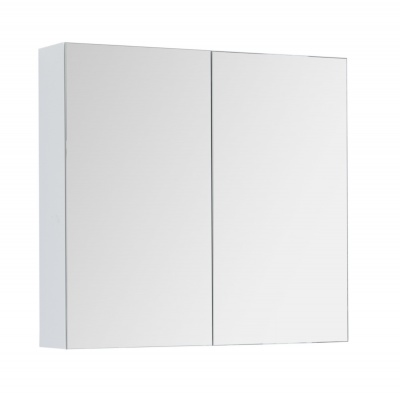 Зеркальный шкаф Dreja Premium 80 (белый глянец)