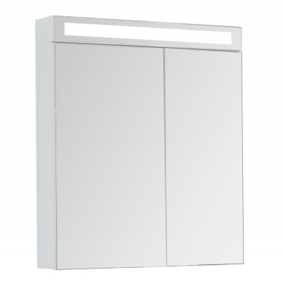 Зеркальный шкаф Dreja Max 70 (белый глянец) 