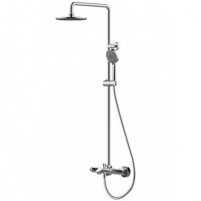 Душевая система Bravat Waterfall F639114C-A2-RUS с термостатом и изливом