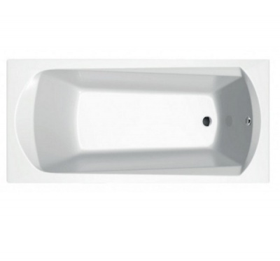 SET DOMINO PLUS 170х75 белая (ванна+жесткая рама+передняя панель+крепление+сточный комплект хром)