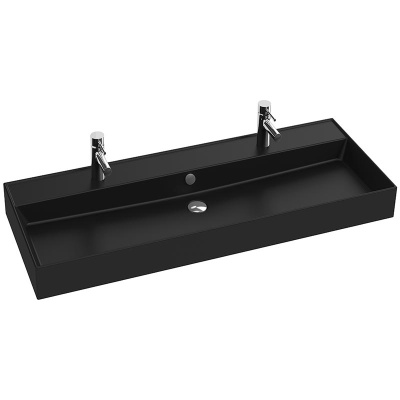 Раковина Jacob Delafon Vivienne, 120 см, черная матовая, EXBK112-NGM