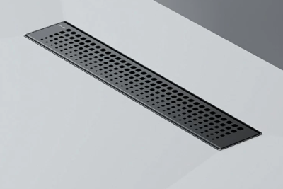 Душевой трап (лоток) 40 AM.PM MasterFlow W01SC-P11-040-01BM комбинированный затвор с черной матовой решеткой