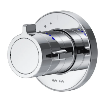 Смеситель для душа Am.Pm X-Joy F85A65600, на 1 потребителя, термостатический, цвет хром