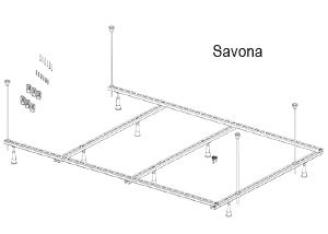 Опорная конструкция для ванны SAVONA RIHO