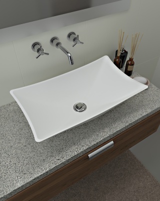 Раковина Radostone Грация 600*345*150 белый матовый RGRC10000