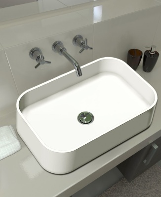 Раковина Radostone Орнелла 580*380*140 белый матовый RORN10000