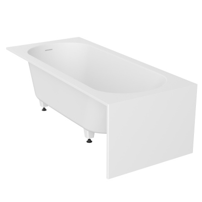 Экран торцевой WHITECROSS (белый мат) иск. камень 1102.0XXXX.200