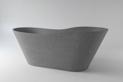 2.01.005.44.4 Ванна AFRODITA Nano Concrete 161x68 бетон HOLBI