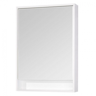 Зеркальный шкаф Акватон Капри 60 белый глянец