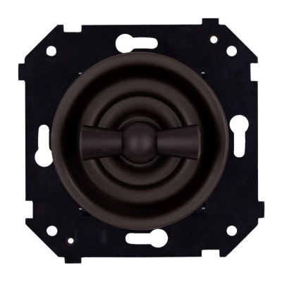 Выключатель 1-кл. (скрытый монтаж), Коричневый матовый B3-200-22M