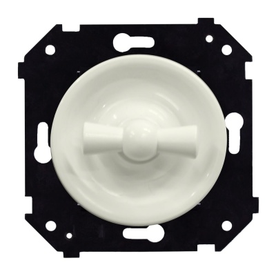 Выключатель 1-кл. (скрытый монтаж), Слоновая кость матовый B3-200-211M