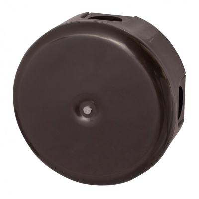 Распределительная коробка 110 мм, пластик, цвет коричневый (4 кабельных ввода в комплекте) B1-522-22-K