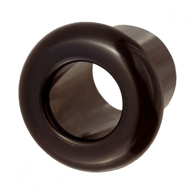 Втулка (проход через стену), пластик, цвет коричневый (20 шт/уп) B1-VT-22-20